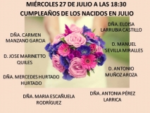 3 cumplemes julio