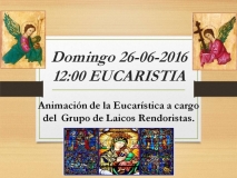26 JUNIO EUCARISTIA LAICOS