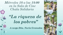 18-05-2016 Charla la riqueza de los pobres